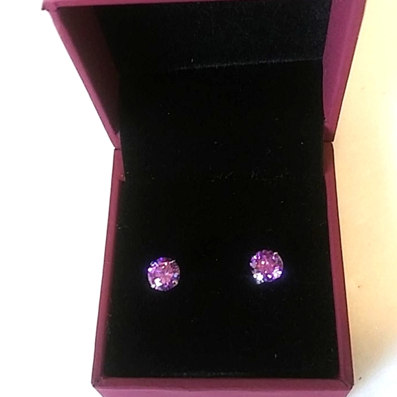 Jewelry - Purple Stone Earrings